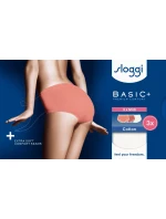 Dámské kalhotky Basic+ Midi C3P - UNKNOWN - kombinace růžové V021 - SLOGGI Dámské kalhotky Basic+ Midi C3P - UNKNOWN - kombinace růžové V021 - SLOGGI