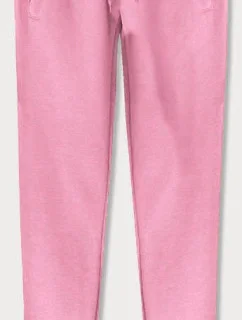 Světle růžové teplákové kalhoty (CK01-20)