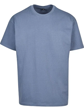 Build your Brand BY 102 Oversize tričko z těžké bavlny 56.0102 vintage blue Build your Brand BY 102 Oversize tričko z těžké bavlny 56.0102 vintage blue