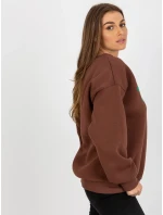 Mikina EM BL 617 7.27 tmavě hnědá Mikina EM BL 617 7.27 tmavě hnědá