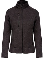 Kariban K 9107 Dámská melanžová pletená fleecová bunda 20.9107 dark grey melange Kariban K 9107 Dámská melanžová pletená fleecová bunda 20.9107 dark grey melange
