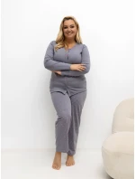 Pyžamo DU PI FP 505.05P tmavě šedé