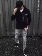 Pánská černá mikina FashionStreet BX5466