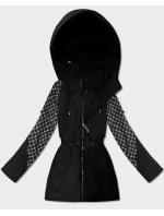 Damska kurtka z monogramem Goodlookin czarna (KK60412-1#)