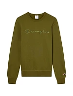 Pánská mikina Champion Crewneck Sweatshirt olive 220272 GS585 pánské