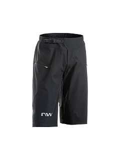 Cyklistické kraťasy NORTHWAVE Bomb Baggy s vnitřní vrstvou, černé