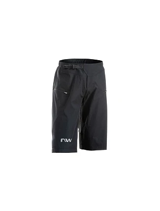 Cyklistické kraťasy NORTHWAVE Bomb Baggy s vnitřní vrstvou, černé Cyklistické kraťasy NORTHWAVE Bomb Baggy s vnitřní vrstvou, černé
