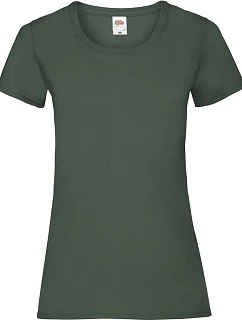 Fruit of the Loom Lady-Fit Valueweight T Dámské tričko 16.1372 bottle green