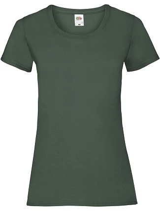 Fruit of the Loom Lady-Fit Valueweight T Dámské tričko 16.1372 bottle green Fruit of the Loom Lady-Fit Valueweight T Dámské tričko 16.1372 bottle green
