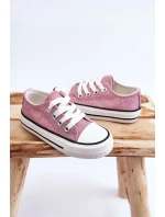 Dětské tenisky vázané Špinavě růžová Wella Dětské tenisky vázané Špinavě růžová Wella