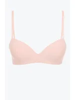 Dámská podprsenka Wireless Push-Up Bra Seductive Comfort 000QF6017E A4E broskvová - Calvin Klein