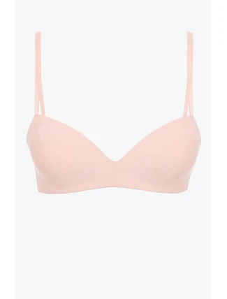 Dámská podprsenka Wireless Push-Up Bra Seductive Comfort 000QF6017E A4E broskvová - Calvin Klein
