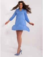 Šaty D73761Z30425A modré - Sublevel