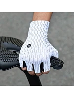Silniční cyklistické rukavice Rockbros velikost: XL - bílo-černé