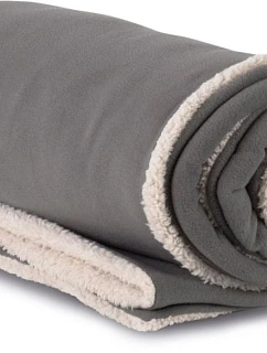 K-up KP 431 Fleecová deka Sherpa 20.0431 steel grey