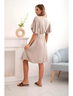 Šaty s překládaným výstřihem fango