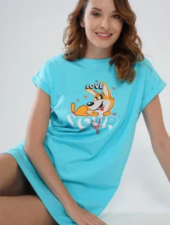 Dámská noční košile s krátkým rukávem Love your self