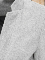 Pánský jednořadový kabát šedý FashionStreet CX0428 Pánský jednořadový kabát šedý FashionStreet CX0428