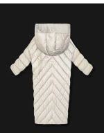 Zimní bunda netopýřího typu v barvě ecru Minority (P3-6026-12) Zimní bunda netopýřího typu v barvě ecru Minority (P3-6026-12)