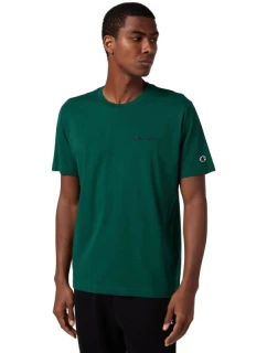 Pánské tričko Champion SS Tee green 221798 GS584 pánské