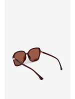 Dámské sluneční brýle se Swarovski krystaly Hnědé