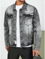 Pánská džínová bunda černá FashionStreet TX4689