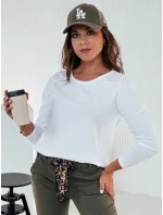 MINIMODA dámská halenka s přívěskem v jedné velikosti bílá FashionStreet RY2679