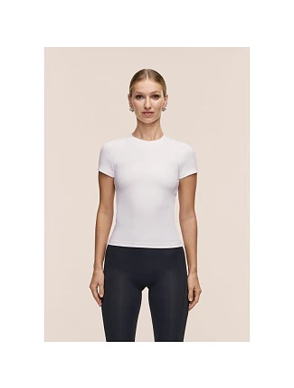 Dámské tričko CASALL Defined Rib Tee, bílá barva Dámské tričko CASALL Defined Rib Tee, bílá barva