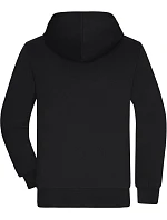 Daiber JN 1320 Pánská mikina s kapucí "Sherpa" 02.1320 black/nature Daiber JN 1320 Pánská mikina s kapucí "Sherpa" 02.1320 black/nature