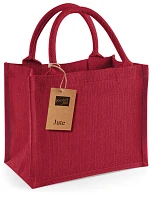 Westford Mill W 412 Jutová nákupní taška Mini 50.0412 red/red Westford Mill W 412 Jutová nákupní taška Mini 50.0412 red/red