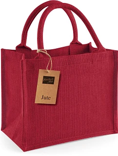 Westford Mill W 412 Jutová nákupní taška Mini 50.0412 red/red