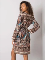 Šaty DHJ SK 5766 1.32X černá a béžová Šaty DHJ SK 5766 1.32X černá a béžová