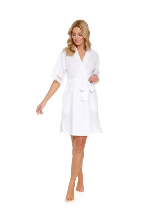 Dámský župan SWW.5106 bílý - Doctor nap Dámský župan SWW.5106 bílý - Doctor nap