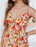 FLOWMISS bílé květinové maxi šaty FashionStreet EY2629