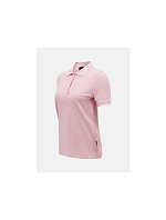 Dámské tričko PEAK PERFORMANCE W Classic Cotton Polo, růžová barva