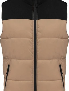 Kariban K 6162 Prošívaná vesta 20.6162 wet sand/black