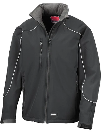 Result R 118X 3-vrstvá softshell bunda "IceFell" s kapucí 30.118X all black Result R 118X 3-vrstvá softshell bunda "IceFell" s kapucí 30.118X all black