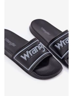 Pánské Pantofle WRANGLER AVERELL SLIDER MEN LOW 20251042.25Y Černé