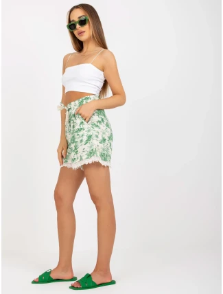 Šortky D73771M62233KA světle béžové Šortky D73771M62233KA světle béžové