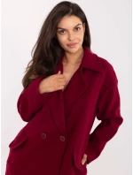 Kabát IT EN A9582.86 bordó Kabát IT EN A9582.86 bordó