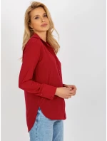 Dámská košile LK KS 508148.12P kaštanová - FPrice Dámská košile LK KS 508148.12P kaštanová - FPrice