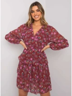 WN SK 21049 šaty.38X kaštanová WN SK 21049 šaty.38X kaštanová