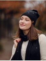 Dámský set šály a čepice Vuch Nurit Set Black
