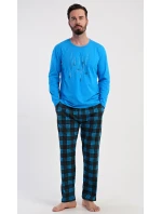 Pánské pyžamo dlouhé Tetris Pánské pyžamo dlouhé Tetris
