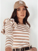 Dámská pruhovaná halenka MORAS béžová FashionStreet RY2349