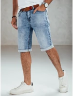 Pánské modré džínové šortky FashionStreet SX2551 Pánské modré džínové šortky FashionStreet SX2551