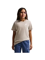 Dětské tričko Nike Sportswear béžové FZ5177 236 Dětské tričko Nike Sportswear béžové FZ5177 236