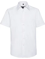 Russell Athletic 923M Košile Oxford s krátkým rukávem 11.923M white Russell Athletic 923M Košile Oxford s krátkým rukávem 11.923M white