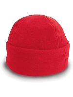 Result Headwear RC 141X Fleecová čepice s širokou manžetou 28.141X red