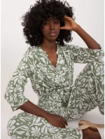 Halenka D73771M11174A khaki barva Halenka D73771M11174A khaki barva